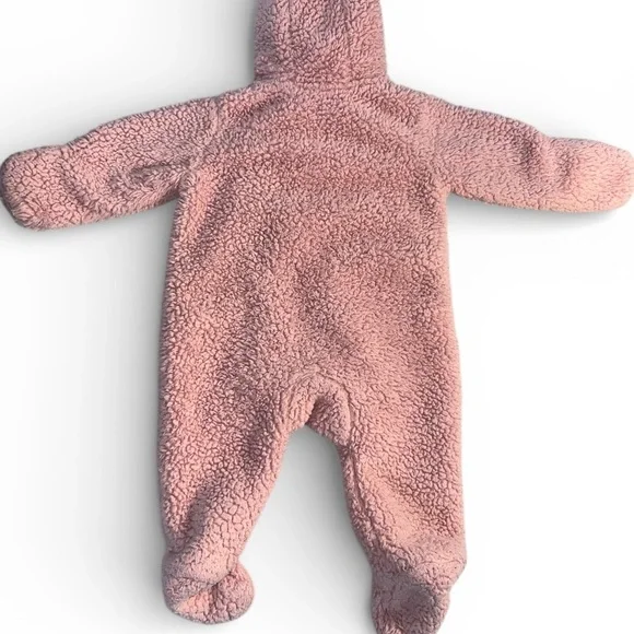 Carter's Pink Sherpa Baby Footie - Picture 3 of 5